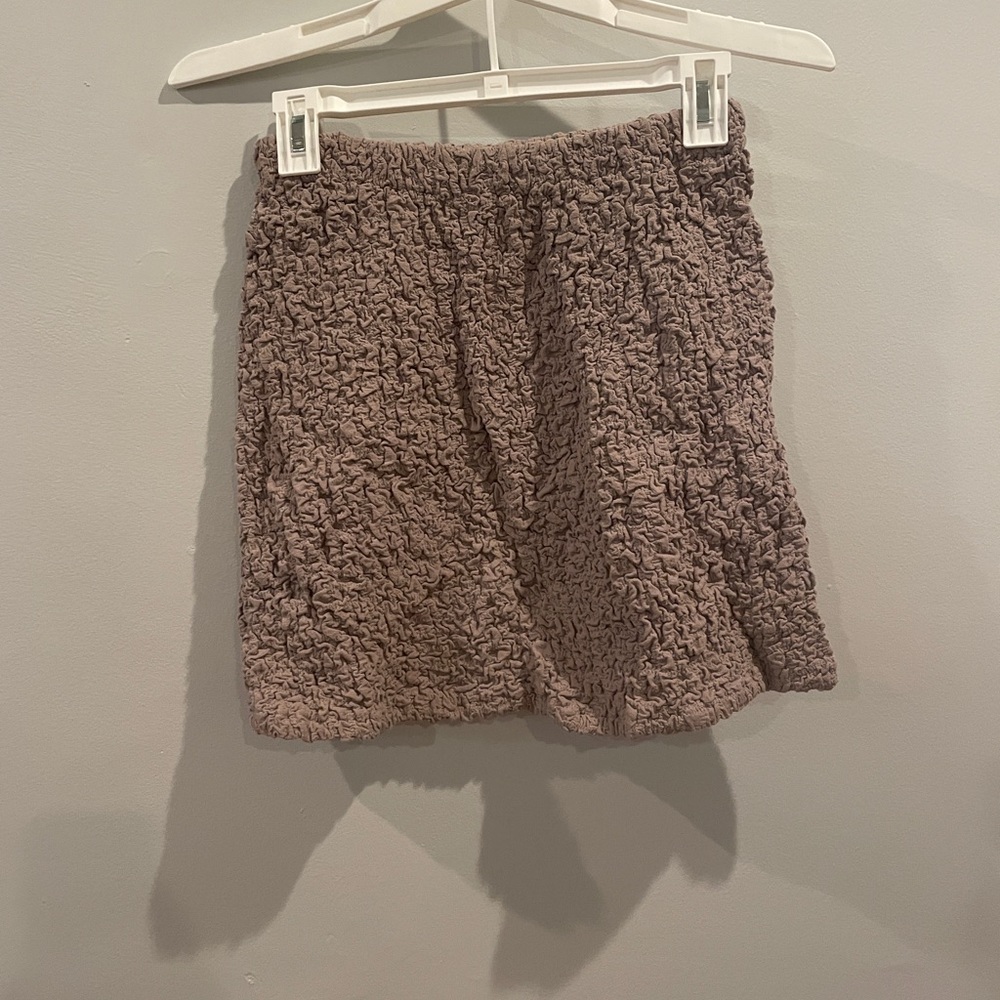Smocked Mini Skirt